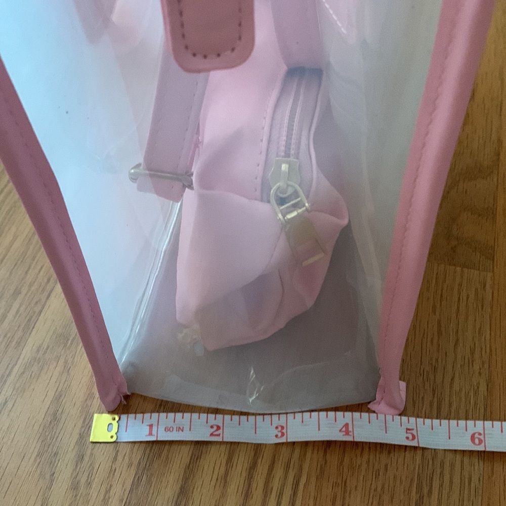 Transparent pink bag - Picture 4 of 5